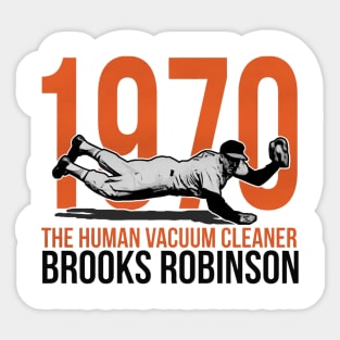 Brooks Robinson Baltimore Catch Sticker
